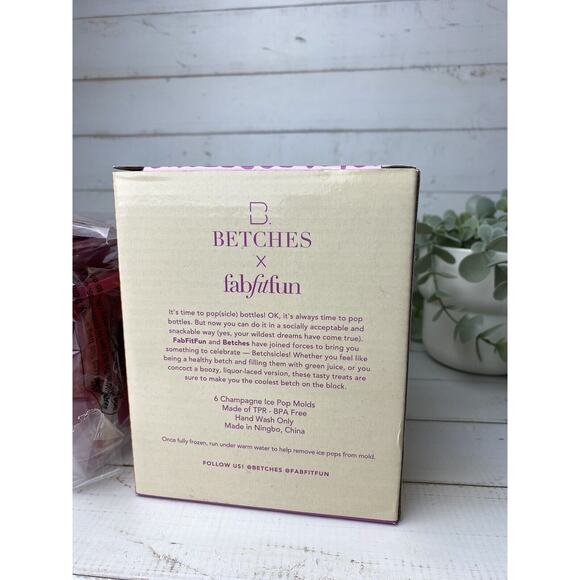 Betchsicles Wine Bottle Popcicle Ice Pop Molds 6 count New! - Picture 4 of 7